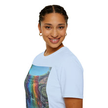 Load image into Gallery viewer, T-Shirt made from very soft materials, no side seams. Feels like bliss to wear! Many designs by Kerry Sandhu Art
