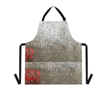 Load image into Gallery viewer, Apron - lightweight, silky finish 100% polyester, two front pockets. Many original artwork designs by Kerry Sandhu Art
