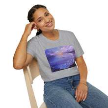 Load image into Gallery viewer, T-Shirt made from very soft materials, no side seams. Feels like bliss to wear! Many designs by Kerry Sandhu Art
