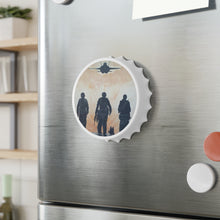 Load image into Gallery viewer, The Dust of Uruzgan (with Jet) - MAGNETIC BOTTLE OPENER - Designed from original Anzac day artwork

