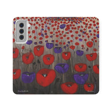 Load image into Gallery viewer, Benedictus (Poppies Only) - PHONE CASE WALLET - by Kerry Sandhu Art
