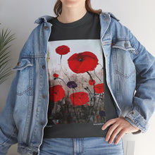 Load image into Gallery viewer, For The Fallen - Unisex HEAVY COTTON TEE - by Kerry Sandhu Art
