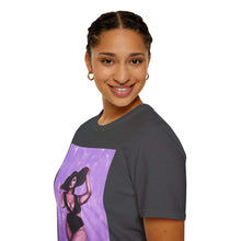 Load image into Gallery viewer, T-Shirt made from very soft materials, no side seams. Feels like bliss to wear! Many designs by Kerry Sandhu Art
