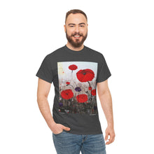 Load image into Gallery viewer, For The Fallen - Unisex HEAVY COTTON TEE - by Kerry Sandhu Art
