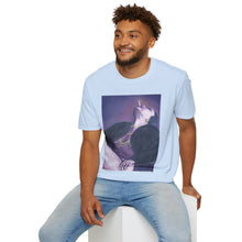 Load image into Gallery viewer, T-Shirt made from very soft materials, no side seams. Feels like bliss to wear! Many designs by Kerry Sandhu Art
