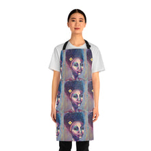 Load image into Gallery viewer, Apron - lightweight, silky finish 100% polyester, two front pockets. Many original artwork designs by Kerry Sandhu Art

