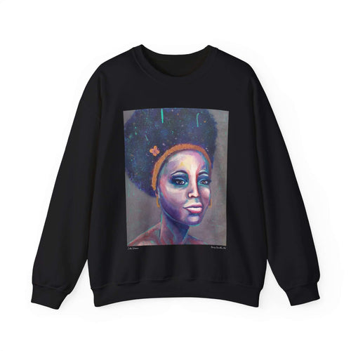 Sweatshirt 50/50 Cotton/Polyester, Medium-heavy fabric, Loose fit, true to size, Original art designs by Kerry Sandhu Art
