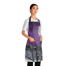 Load image into Gallery viewer, Apron - lightweight, silky finish 100% polyester, two front pockets. Many original artwork designs by Kerry Sandhu Art
