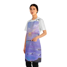 Load image into Gallery viewer, Apron - lightweight, silky finish 100% polyester, two front pockets. Many original artwork designs by Kerry Sandhu Art
