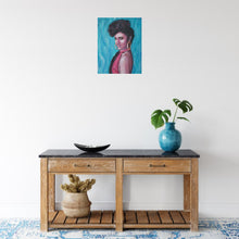 Load image into Gallery viewer, &#39;Girl On Fire&#39; - ORIGINAL ARTWORK - by Kerry Sandhu Art
