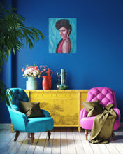 Load image into Gallery viewer, &#39;Girl On Fire&#39; - ORIGINAL ARTWORK - by Kerry Sandhu Art
