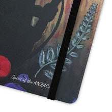 Load image into Gallery viewer, Spirit of the A N Z A Cs - PHONE CASE WALLET - by Kerry Sandhu Art

