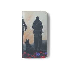 Load image into Gallery viewer, The Dust of Uruzgan (with Poppies) - PHONE CASE WALLET - by Kerry Sandhu Art
