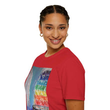 Load image into Gallery viewer, T-Shirt made from very soft materials, no side seams. Feels like bliss to wear! Many designs by Kerry Sandhu Art
