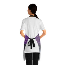 Load image into Gallery viewer, Apron - lightweight, silky finish 100% polyester, two front pockets. Many original artwork designs by Kerry Sandhu Art
