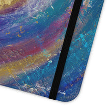 Load image into Gallery viewer, Flower of Gratitude - PHONE CASE WALLET - by Kerry Sandhu Art

