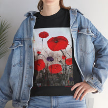 Load image into Gallery viewer, For The Fallen - Unisex HEAVY COTTON TEE - by Kerry Sandhu Art

