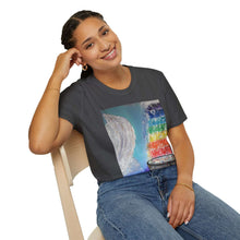 Load image into Gallery viewer, T-Shirt made from very soft materials, no side seams. Feels like bliss to wear! Many designs by Kerry Sandhu Art
