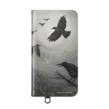 Load image into Gallery viewer, Come Join the Murder - PHONE CASE WALLET - by Kerry Sandhu Art
