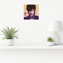 Load image into Gallery viewer, &#39;Purple Rain&#39; : A Tribute to Prince - ORIGINAL ARTWORK - by Kerry Sandhu Art
