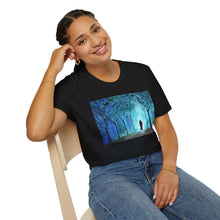 Load image into Gallery viewer, T-Shirt made from very soft materials, no side seams. Feels like bliss to wear! Many designs by Kerry Sandhu Art
