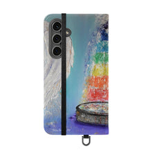 Load image into Gallery viewer, Angels Brought Me Here - PHONE CASE WALLET - by Kerry Sandhu Art
