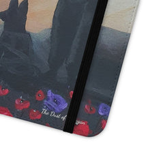Load image into Gallery viewer, The Dust of Uruzgan (with Poppies) - PHONE CASE WALLET - by Kerry Sandhu Art
