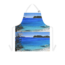 Load image into Gallery viewer, Apron - lightweight, silky finish 100% polyester, two front pockets. Many original artwork designs by Kerry Sandhu Art
