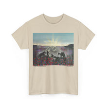 Load image into Gallery viewer, The Band Played Waltzing Matilda - Unisex HEAVY COTTON TEE - by Kerry Sandhu Art
