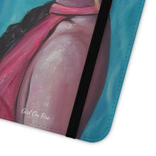 Load image into Gallery viewer, Girl On Fire - PHONE CASE WALLET - by Kerry Sandhu Art
