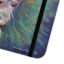 Load image into Gallery viewer, Never Gonna Give You Up - PHONE CASE WALLET - by Kerry Sandhu Art
