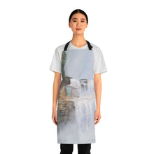 Load image into Gallery viewer, Apron - lightweight, silky finish 100% polyester, two front pockets. Many original artwork designs by Kerry Sandhu Art
