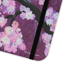 Load image into Gallery viewer, Cherry Blossom - PHONE CASE WALLET - by Kerry Sandhu Art
