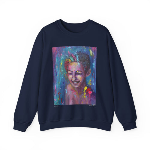 Sweatshirt 50/50 Cotton/Polyester, Medium-heavy fabric, Loose fit, true to size, Original art designs by Kerry Sandhu Art