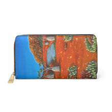 Load image into Gallery viewer, Beds Are Burning - ZIPPER WALLET - Designed from original artwork
