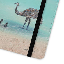 Load image into Gallery viewer, Surfin&#39; Bird - PHONE CASE WALLET for Samsung &amp; iPhones - by Kerry Sandhu Art
