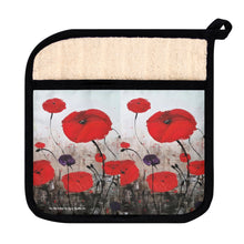 Load image into Gallery viewer, Pot Holder/Oven Mitts 100% Polyester &amp; Heat resistant. Many designs to choose from, All are original Kerry Sandhu Art.
