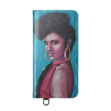 Load image into Gallery viewer, Girl On Fire - PHONE CASE WALLET - by Kerry Sandhu Art

