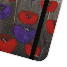 Load image into Gallery viewer, Benedictus (Poppies Only) - PHONE CASE WALLET - by Kerry Sandhu Art
