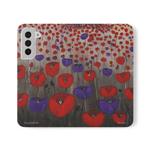 Load image into Gallery viewer, Benedictus (Poppies Only) - PHONE CASE WALLET - by Kerry Sandhu Art
