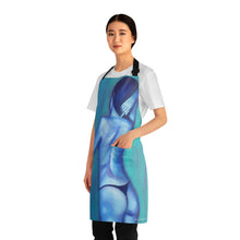 Load image into Gallery viewer, Apron - lightweight, silky finish 100% polyester, two front pockets. Many original artwork designs by Kerry Sandhu Art
