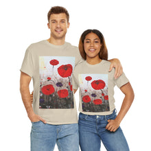 Load image into Gallery viewer, For The Fallen - Unisex HEAVY COTTON TEE - by Kerry Sandhu Art
