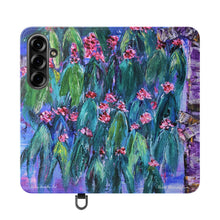 Load image into Gallery viewer, Rustic Flowering Gum - PHONE CASE WALLET - by Kerry Sandhu Art
