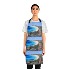 Load image into Gallery viewer, Apron - lightweight, silky finish 100% polyester, two front pockets. Many original artwork designs by Kerry Sandhu Art
