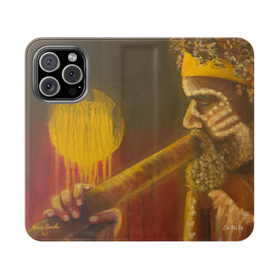 Let Me Be - PHONE CASE WALLET - by Kerry Sandhu Art