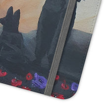 Load image into Gallery viewer, The Dust of Uruzgan (with Poppies) - PHONE CASE WALLET for Samsung &amp; iPhones - Designed from original Anzac Day artwork
