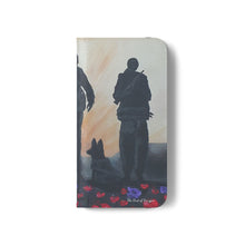 Load image into Gallery viewer, The Dust of Uruzgan (with Poppies) - PHONE CASE WALLET - by Kerry Sandhu Art
