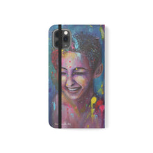 Load image into Gallery viewer, Raining Glitter - PHONE CASE WALLET for Samsung &amp; iPhones - by Kerry Sandhu Art
