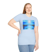 Load image into Gallery viewer, T-Shirt made from very soft materials, no side seams. Feels like bliss to wear! Many designs by Kerry Sandhu Art
