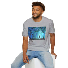 Load image into Gallery viewer, T-Shirt made from very soft materials, no side seams. Feels like bliss to wear! Many designs by Kerry Sandhu Art
